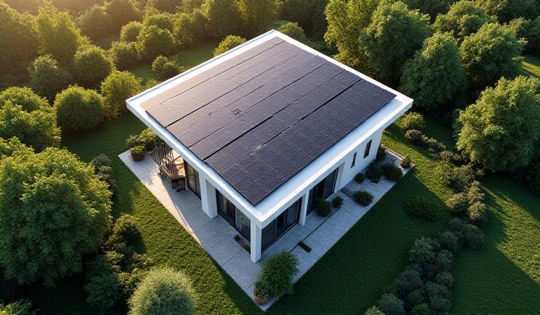 Esempio di casa sostenibile a Roma